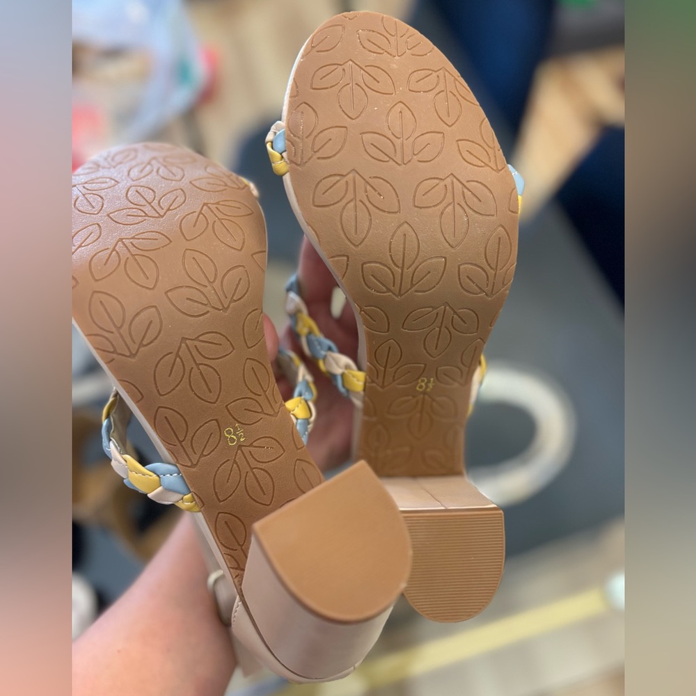 BC Before California Wanna Be Sandals in Pastel Multi Size 8.5 NWT - Picture 9 of 9